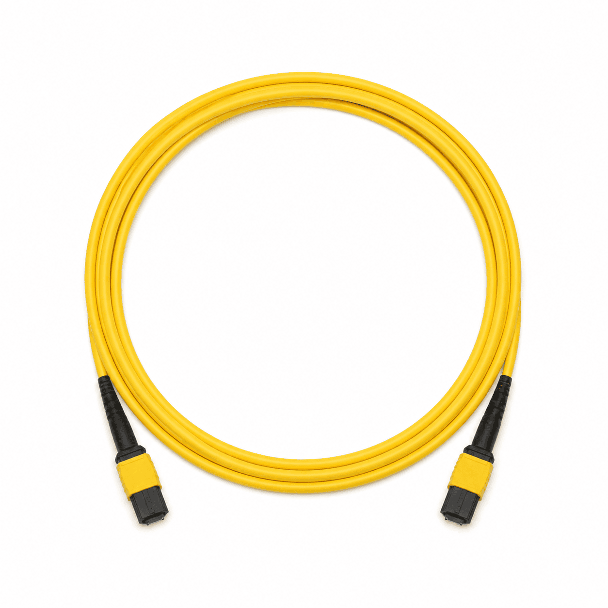 Jumper de fibra óptica MPO-MPO monomodo de 12 fibras